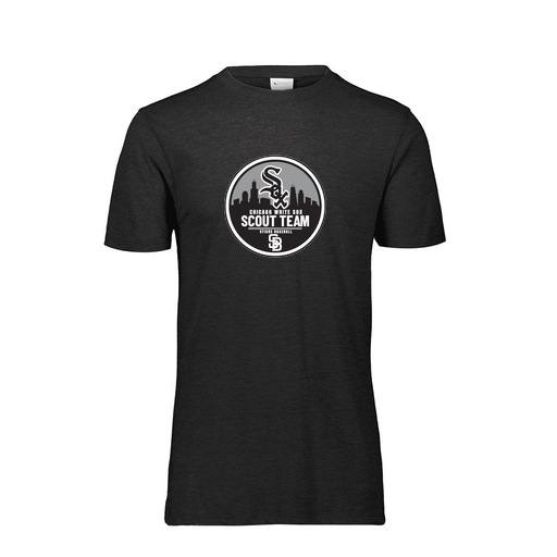 [FTSCUBBK-AS-LOGO2] Decker Men's Tri-Blend T-Shirt - Short Sleeve (Adult S, Black, Logo 2)