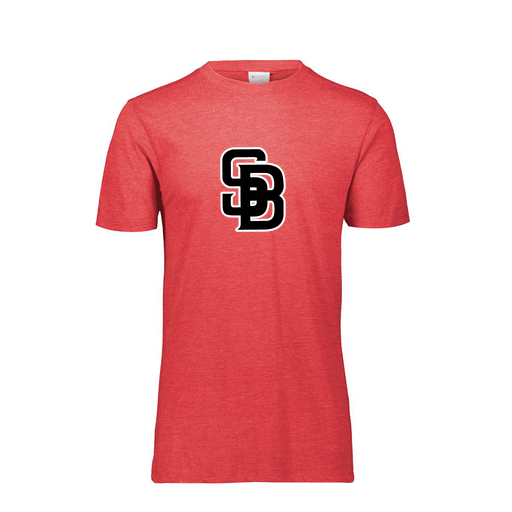 [FTSCUBRD-AS-LOGO3] Decker Men's Tri-Blend T-Shirt - Short Sleeve (Adult S, Red, Logo 3)