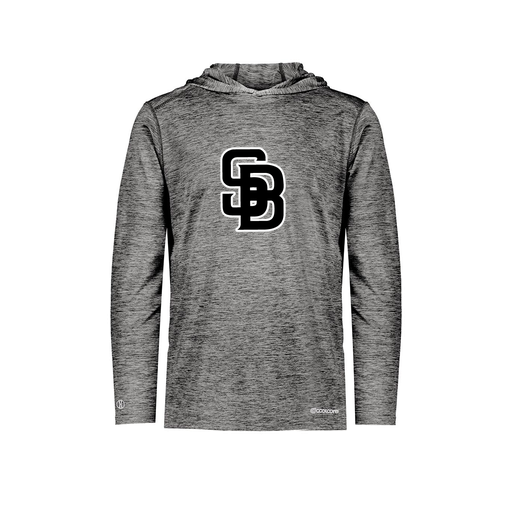 [FOLHCGBK-AS-LOGO3] Decker Men's Charge Hoodie (Adult S, Black, Logo 3)