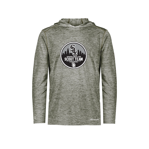 [FOLHCGGY-AS-LOGO2] Decker Men's Charge Hoodie (Adult S, Gray, Logo 2)